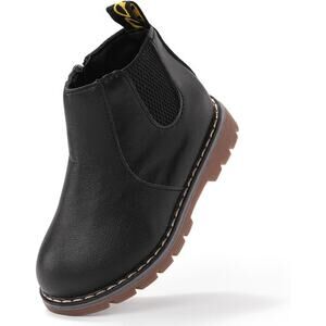 1966 PATPAT Boys Waterproof Lace Up Cowboy Toddler Boots W/Side Zipper 2.5LK/34